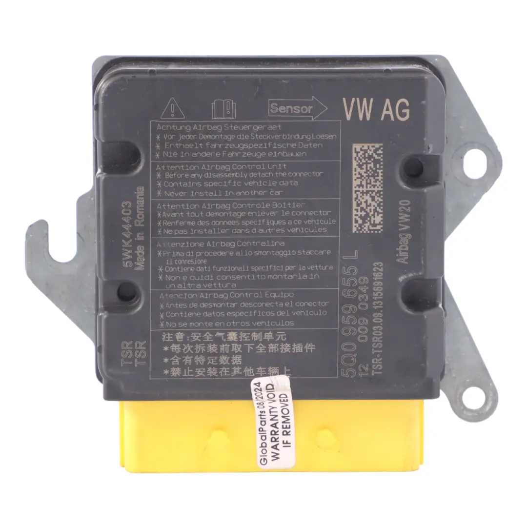 Audi A3 8V Air Module Control Sensor ECU Unit - SKU 5Q0959655L - Part number 5Q0959655L